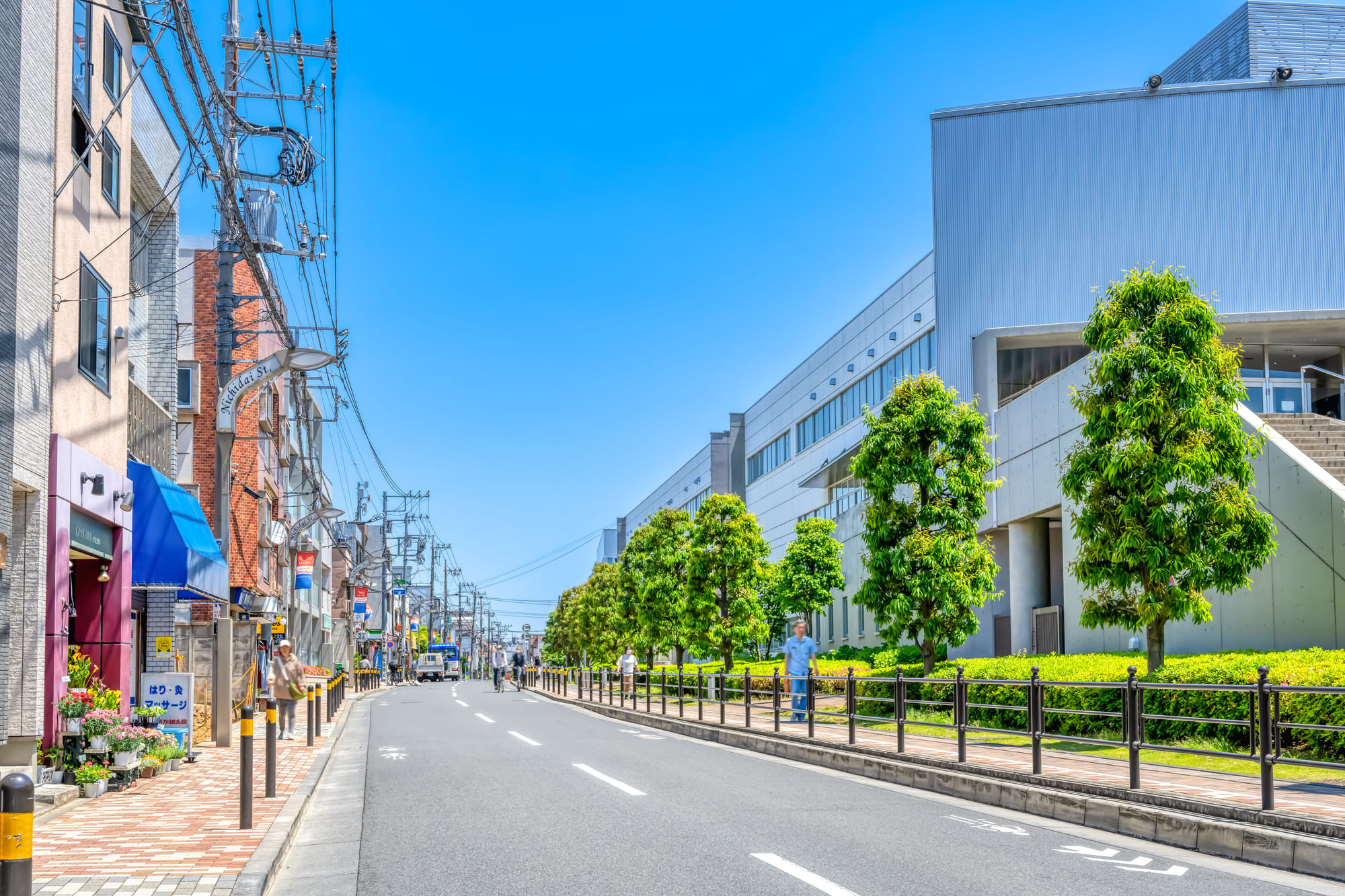 東京都練馬区の都市風景 江古田駅