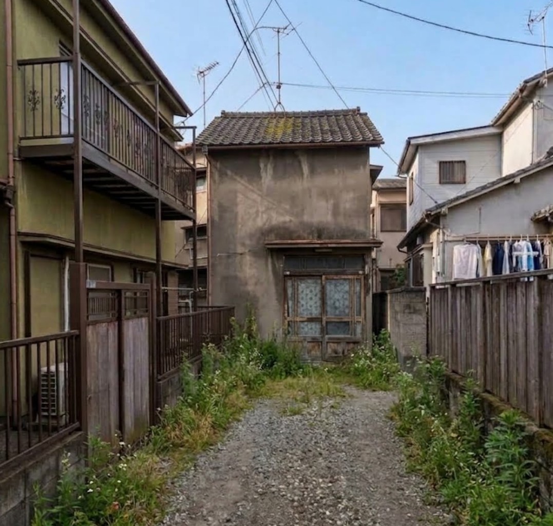 練馬区大泉町の難物件（再建築不可・ゴミ屋敷・未登記）を「残置物そのまま自社買取」でスピード解決！成年後見人の厳格な手続きをクリアし、フルリフォームで従業員寮として再生した事例