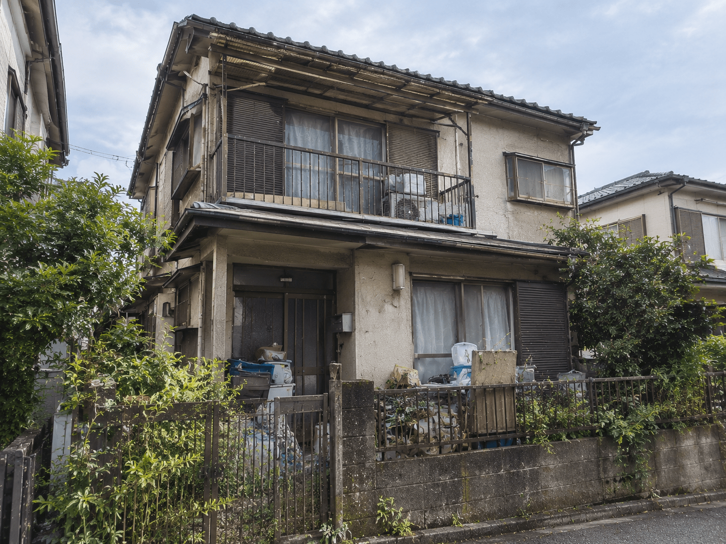 練馬区西大泉町の不動産買取事例｜築50年戸建て・税金が支払えず競売寸前！残置物多数・ごみ屋敷を高額買取希望！リフォームなしで購入者を募り売却完了！